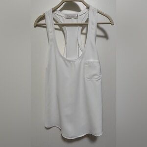 Bishop + Young Luna Pocket Tank size M racer style back creamy white